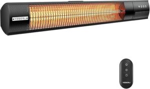 YESERLI Electric Patio Heater With Remote Control