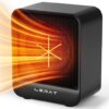 Lerat Electric Space Heater, 500 Watts, Black