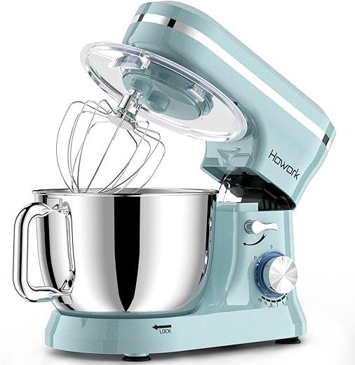HOWORK Electric Stand Mixer With 6.5QT Bowl