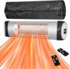 Danluke Electric Wall-Mounted Patio Heater 1500W