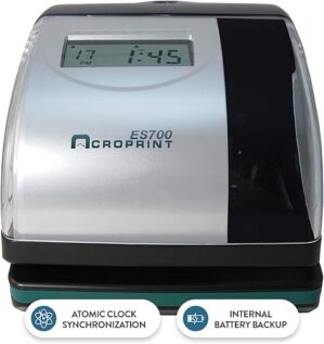 Acroprint Electronic Time Recorder, Right/Left-Hand Time Cards (RM500)