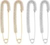 Hariendny Elegant Metal Shawl Clips Brooch Pins