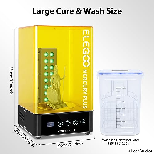 ELEGOO Mercury Plus 2.0 Large Wash And Cure Machine - Image 2