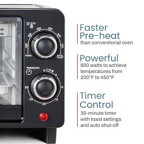 Elite Gourmet ETO490 4 Slice Countertop Toaster Oven - Image 4