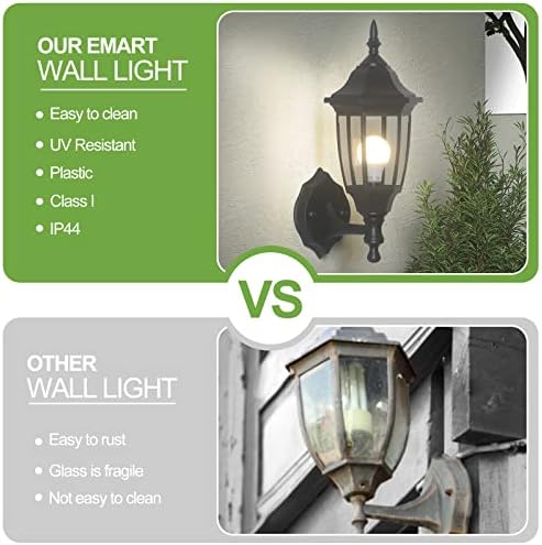 EMART Outdoor Porch LED Wall Light Fixtures - Image 4