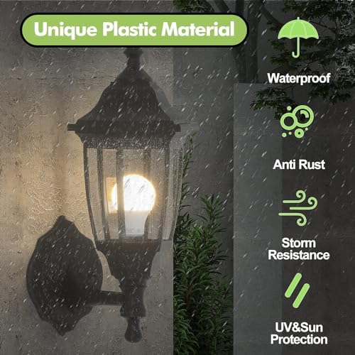 EMART Outdoor Porch LED Wall Light Fixtures - Image 2