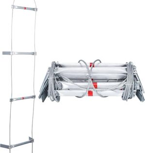 ybaymy Emergency 2 Story Fire Escape Ladder