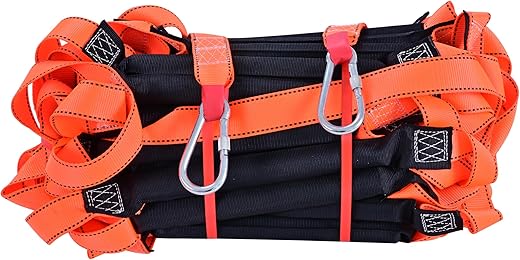 Meidansini Emergency 32 FT Portable Safety Ladder
