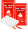 SecuCaptain Emergency Fire Blanket – 40″x40″ Fiberglass 2 Pack