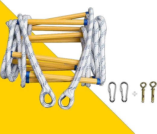 SDVantage Emergency Fire Escape Ladder, 45m Yellow