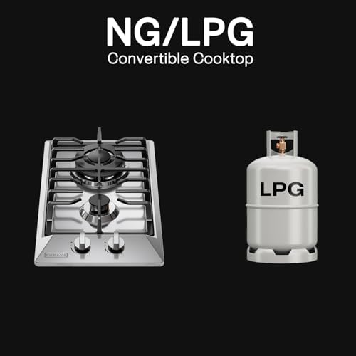 Empava 12" Gas Stove Cooktop With 2 Burners - Image 4