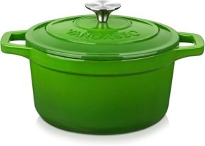 vancasso Enameled Cast Iron Dutch Oven, 2.5 QT