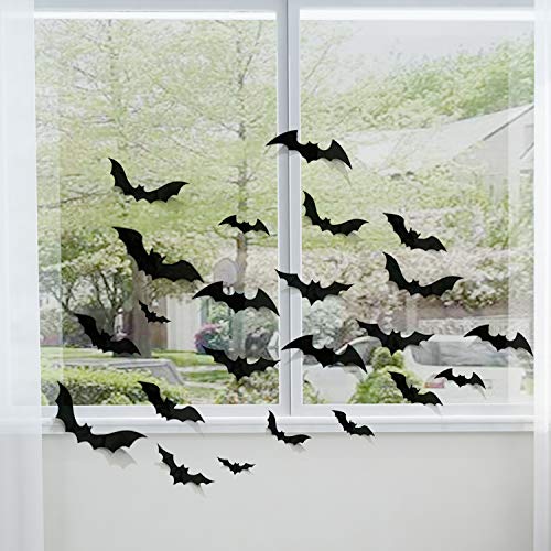 encavy Halloween 3D Bat Wall Decorations 68Pcs - Image 3