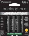 Panasonic Eneloop Pro AA High-Capacity Rechargeable Batteries, BK-3HCCA4BA