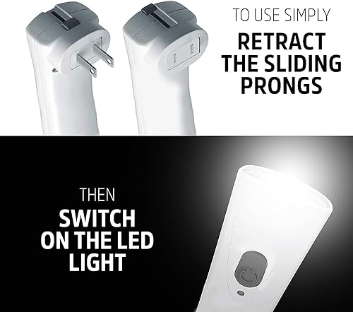 Energizer LED Rechargeable Plug-in Emergency Flashlight - Image 3