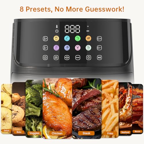 ENZUU Large 5.8 QT 11-in-1 Air Fryer - Image 5
