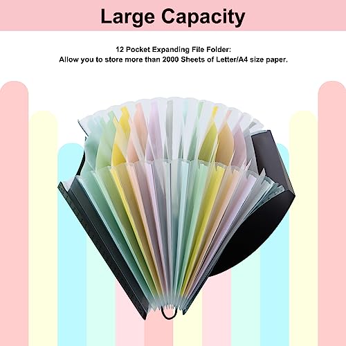 EOOUT Accordion File Organizer, Expanding File Folder, 13 Pockets - Image 4