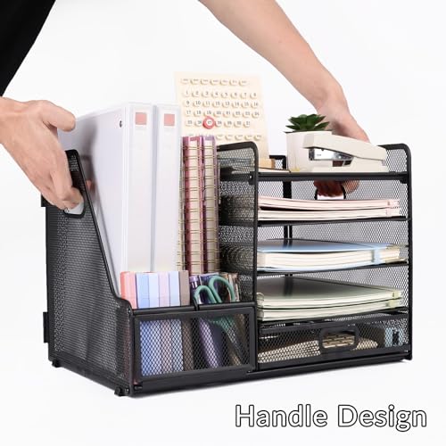 EOOUT Gold Office Supplies Desk Combo Set - Image 4