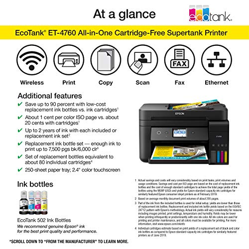 Epson EcoTank ET-4760 Wireless Color Printer - Image 5