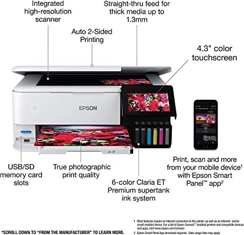 Epson EcoTank ET-8500 Wireless Supertank Printer Bundle - Image 5