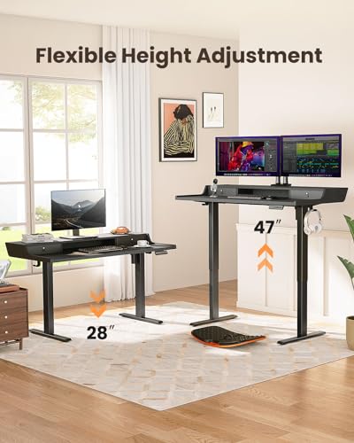ErGear Electric Standing Desk With Drawers - Image 3