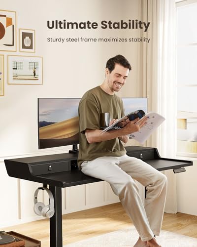 ErGear Electric Standing Desk With Drawers - Image 5