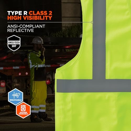 Ergodyne High Visibility Breakaway Safety Vest - Image 3