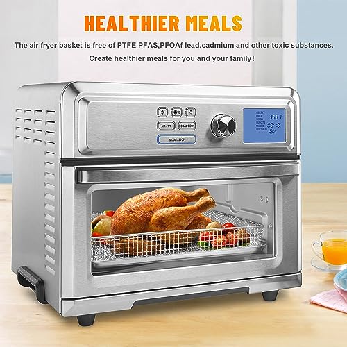 Ericair TOA-060 Stainless Steel Air Fryer Basket - Image 5