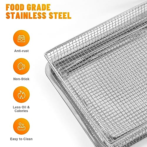 Ericair TOA-060 Stainless Steel Air Fryer Basket - Image 2