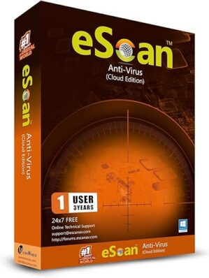 ESCANAV eScan Antivirus Cloud Security 2019 | 1 Device 3 Years