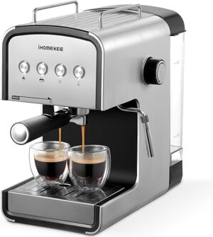 Ihomekee Espresso Machine CM6822 With Milk Frother