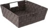Whitmor Espresso Woven Strap Storage Tote