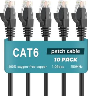 Ercielook Ethernet Cable 1 Ft 10 Pack