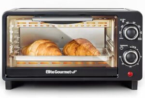Elite Gourmet ETO490 4 Slice Countertop Toaster Oven