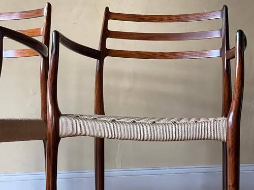 EWGFDEMN Mahogany Vintage Dining Armchairs Set - Image 3