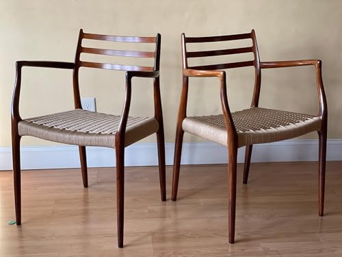 EWGFDEMN Mahogany Vintage Dining Armchairs Set - Image 2