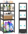 DAOUTIME Expandable Slim Storage Shelf, 4 Tier