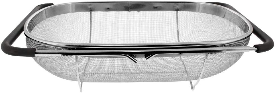 Makerstep Expandable Stainless Steel Sink Colander Strainer