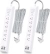 Mifaso Extension Cord Power Strip – Surge Protector
