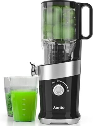Aeitto Extra Large Feed Chute Cold Press Juicer