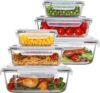 Vtopmart Extra Large Glass Food Storage Containers
