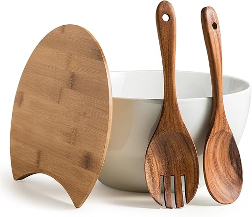 LAUCHUH Extra Large Salad Bowl With Lid