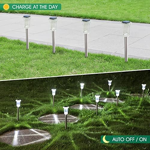 Eyrosa Solar Stake Lights, 10 Pack Waterproof - Image 4