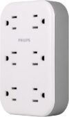 PHILIPS EZFit 6-Outlet Surge Protector, SPP6602W/37