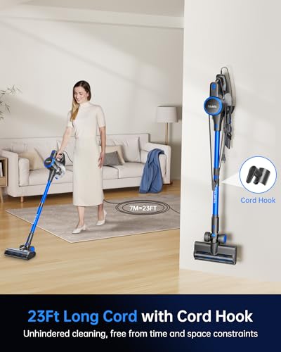 FABULETTA Upgraded 650W Corded Stick Vacuum - Image 3