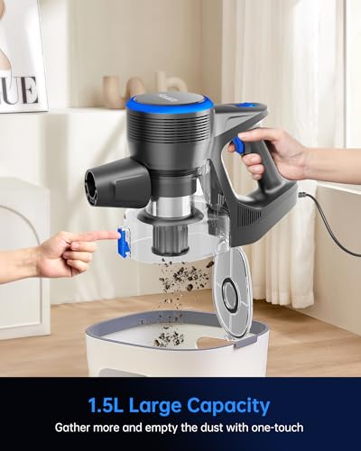 FABULETTA Upgraded 650W Corded Stick Vacuum - Image 4