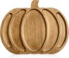 Sliner Fall Harvest Wooden Pumpkin Platter 15×12