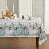 Horaldaily Fall Tablecloth 60×84 Inch Rectangular