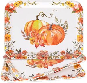 JarThenaAMCS Fall Watercolor Pumpkin Flower Trays