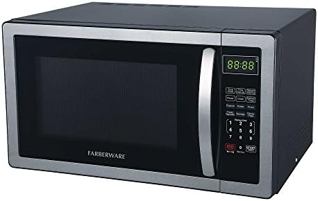 Farberware Microwave Oven, Stainless Steel/Black - Image 2